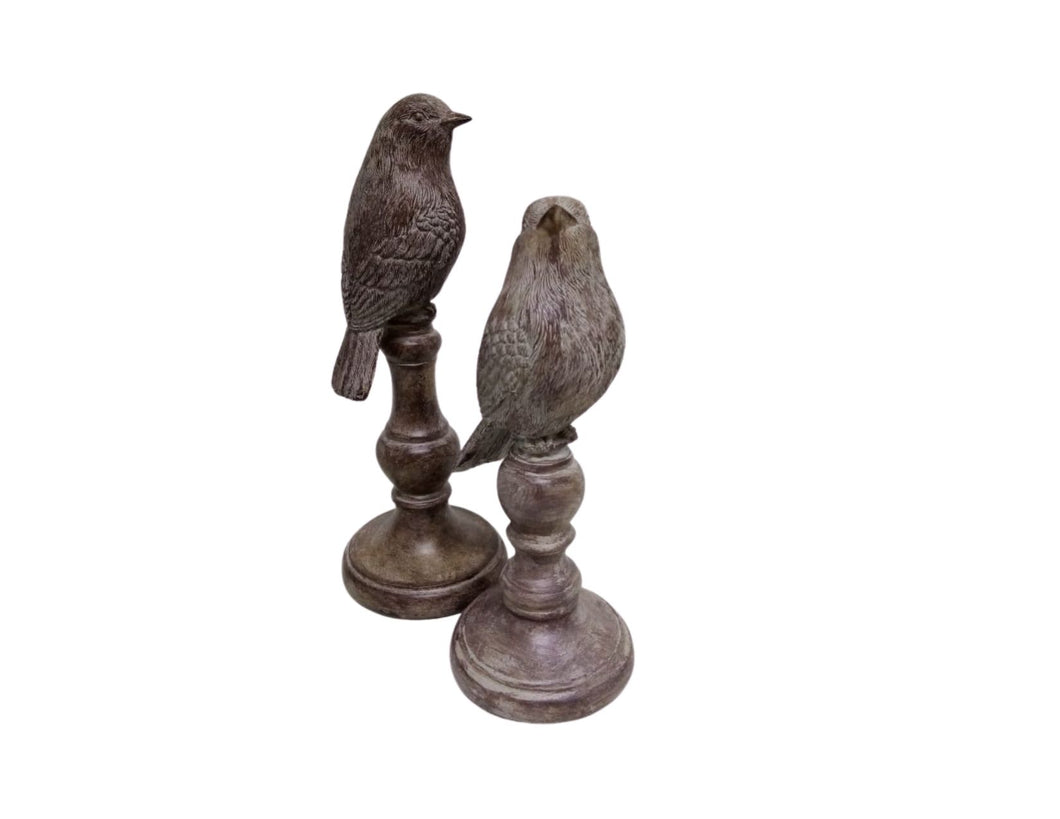 PAJAROS EN BASE VINTAGE